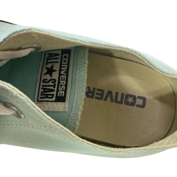 Converse CHUCK TAYLOR All Star Low Top Canvas Green Shoes Size Mens 5 Womens 7 - Picture 7 of 9